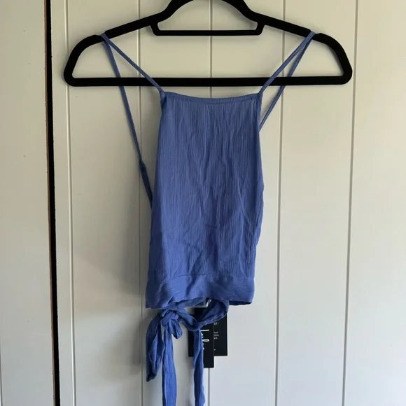 NWT Periwinkle Blue Open Back Tank - Picture 6 of 7